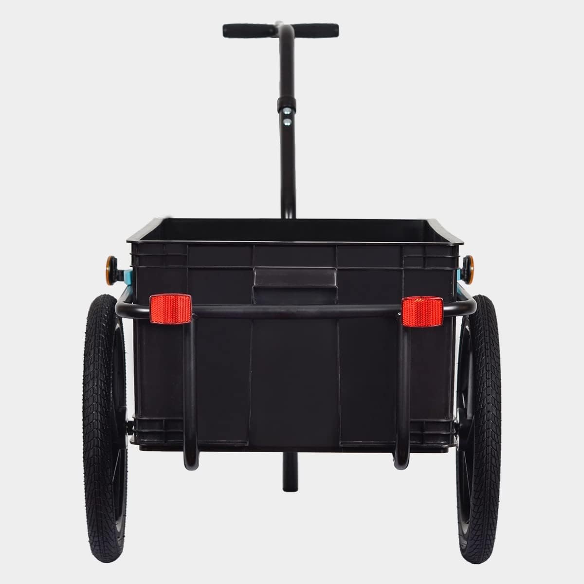 Tiggo 70L Bike Cargo Trailer & Hand Cart 2 in 1 with Removable Box,Large Cargo Bicyce Carrier