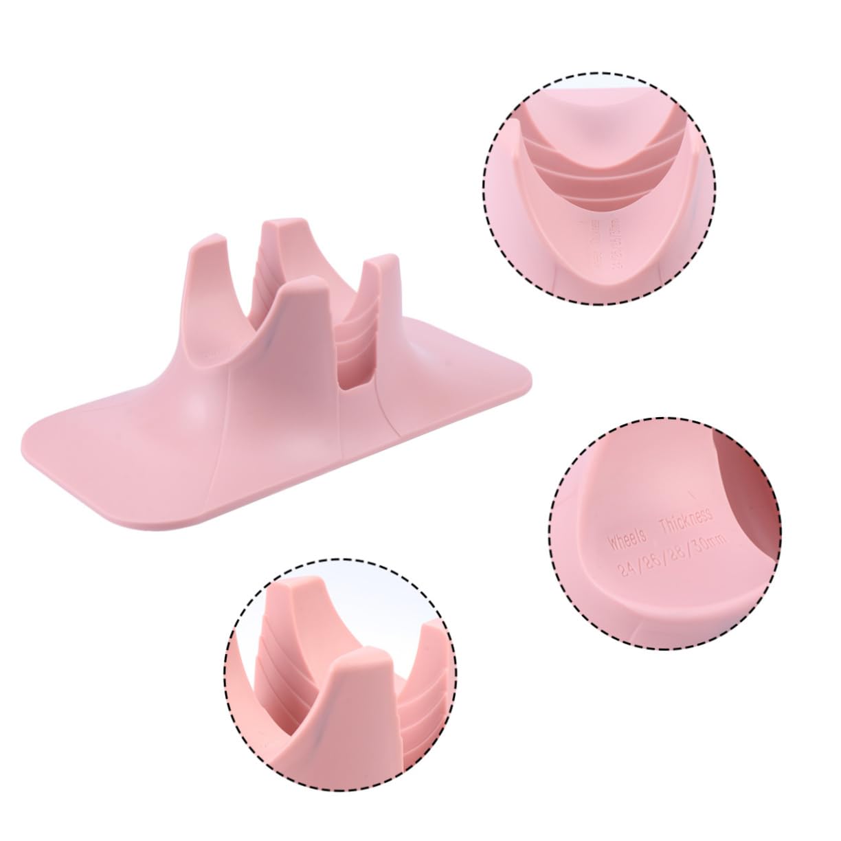 Soporte para Patinete de Abs para Estacionamiento, Compatible Pro Scooter y Kick Scooter, Soporte Estable para Garaje y Suelo, Incluye