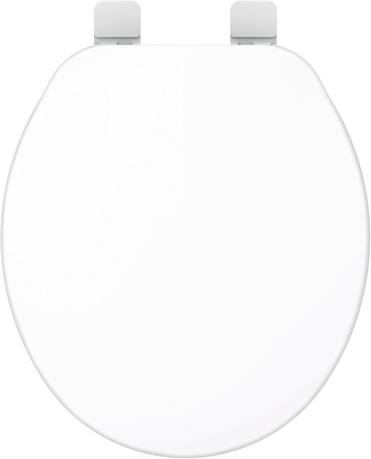 Gerber Round Front Toilet Seat with Cover, Standard Close, Quick & Easy Install, Heavy-Duty Plastic, Durable & Fade-Resistant, White GC55012043 SIMILAR NOT EXACT ITEM  INCOMPLETE 