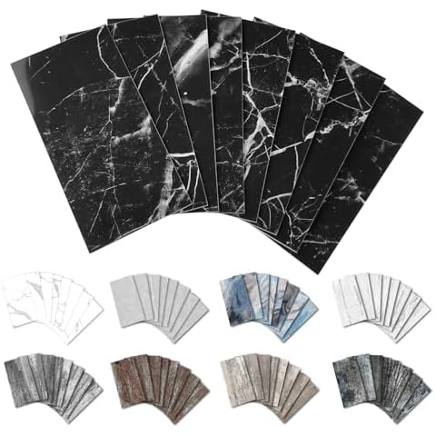 URCOLOR 32-Piece Peel and Stick Backsplash Wall Tile Cover
