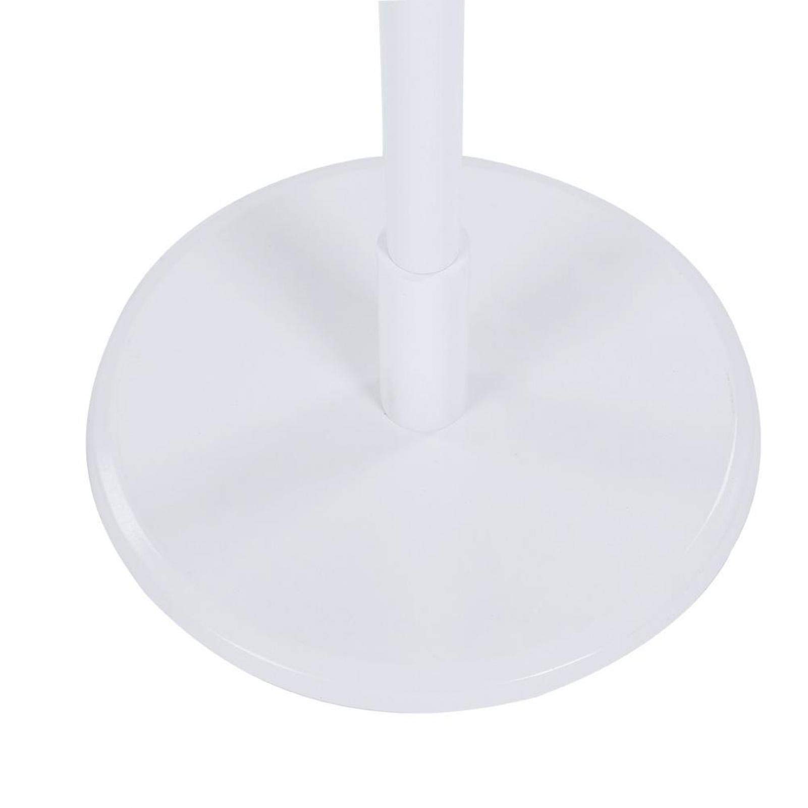 Haofy Perchero de pie de madera, perchero vertical para ropa, sombrero, bolso, chaqueta, bufanda, guantes, 8 ganchos(blanco)