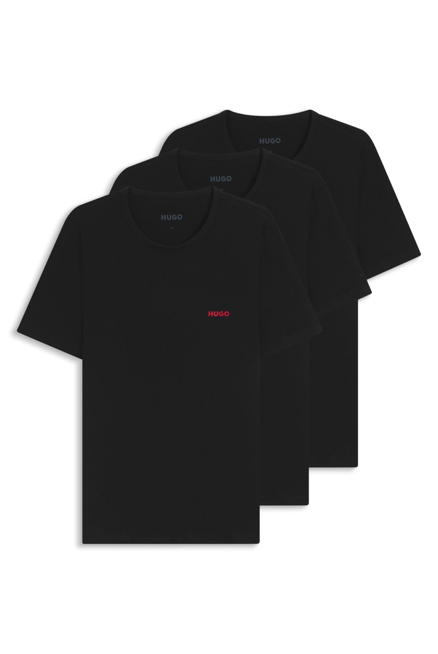 HUGO T-Shirt RN Triplet P Underwear (Pack de 3) para Hombre