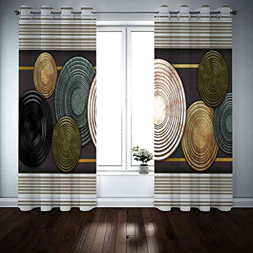 Rideaux Occultants Salon Moderne Thermique Isolant Phonique 3D