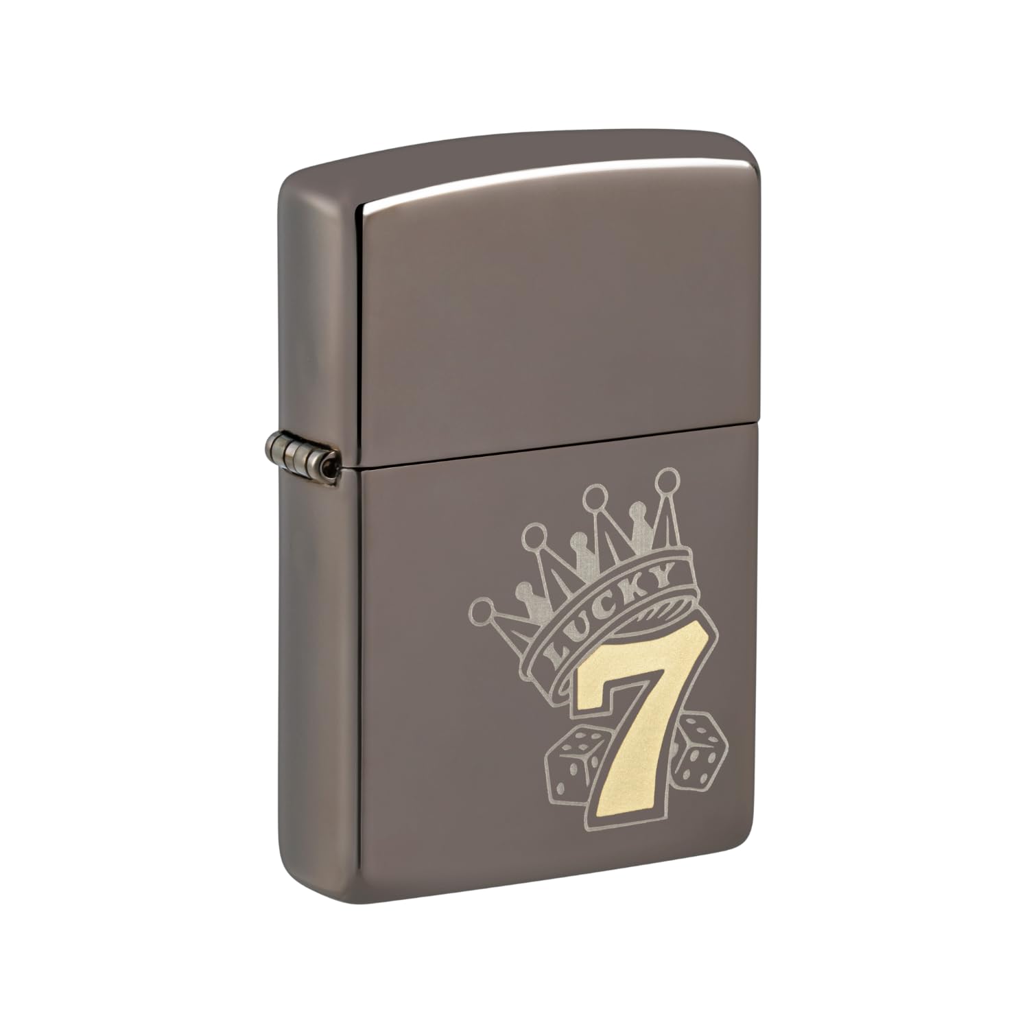 Zippo Lucky 7 Black Ice Pocket Lighter