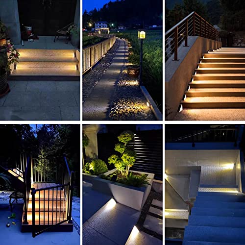 Superstairled Motion Sensor Solar Waterproof Led Lights For Outdoor Stairs, Step, Yard Garden Pathway Walkway And Patio (Warm White 3000K, 6 Pack) #TOP6