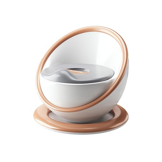 Toddler Potty Training Toilet，Removable for Easy Cleaning，Suitable for Children Aged 1 to 3 (Gold)