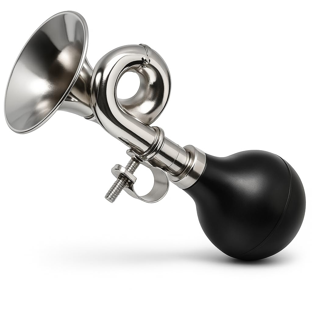 Aluminum Alloy Bike Horn, Loud Bicycle Horns for Kids and Adults,Retro and Easy-to-Install Bicycle Accessories