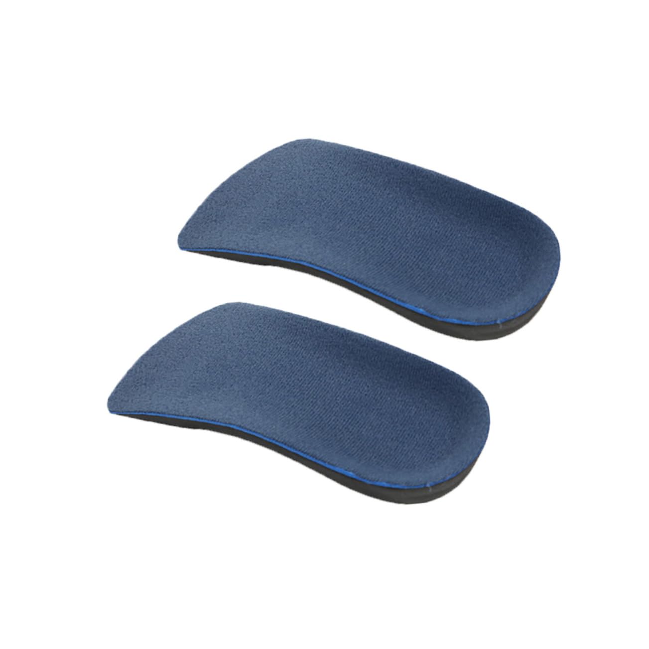 TOBBOMEY 1pair Women Orthotic Insoles Arch Support for Flat Feet and Plantar Fasciitis Relief Eva Material XL Blue