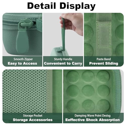 Image of Aenllosi for GameSir X5s /GameSir X5 Lite Mobile Gaming Controller Hard Carrying Case,Phone Controller Organizer, Green (Case Only)