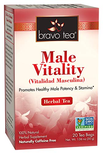 Bravo Tea Male Vitality Caffeine Free 20 Tea Bags