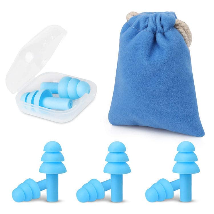 APRIME ADDA Concert Ear Plugs for Sleeping Noise Cancelling Reusable Silicone Earplugs (2 Pair)-image-33