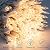 Brightown String Lights with 100 Clear Bulbs on White Wire - 26.5 FT Waterproof Connectable Christmas Tree Lights for Indoor Outdoor Use Party Holiday Patio Decorations
