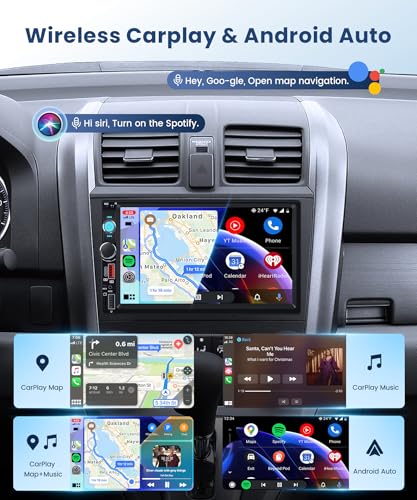 Radio de coche 2 DIN con pantalla táctil 7 pulgadas miniatura 3