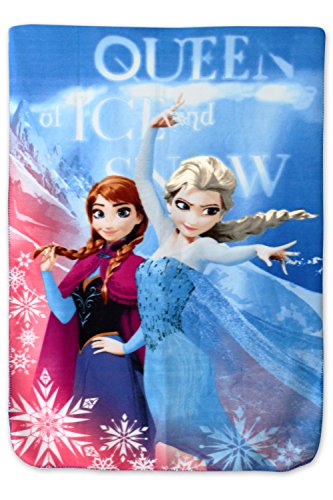Couverture polaire - plaid polaire 140x100 cm frozen - reine des neige - Disney