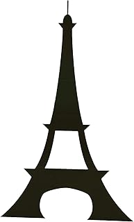 Eiffel Tower Silhouette - 5 Feet High Cardboard Paris Prom Decoration