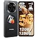 Produktbild Blackview Shark 6 KI 5 G Handy Ohne Vertrag, 6.88" 120HZ Android 15 Smartphone 5G Ohne Vertrag, 12GB+128GB / 2TB TF 5000mAh & 18W, 16MP+8MP Dual 5G SIM Handys/Fingerabdruck/Face ID/GPS/OTG/NFC