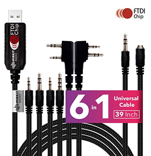 Mirkit FTDI USB Baofeng Programming Cable Model 5 for Flashing Ham Radios: Baofeng