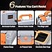 Drone Case for DJI Mini 2 SE: Waterproof Hard Travel Cases with Custom Foam for DJI Mini 4k/2 Fly Combo, Large Carrying Box for Drone, Batteries, Charger, Cable, Propeller & Accessories (Case Only)