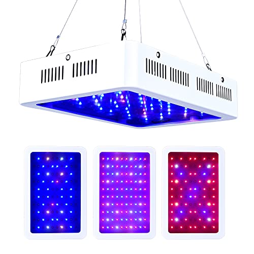 SKSYZN 800W LED Plant Grow Light with Red and Blue full Spectrum, dual ...