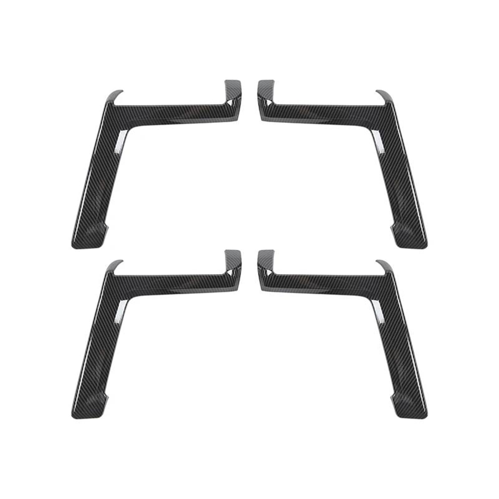 Cfckhpthaz Carbon Fiber Grain Interior Styling Cover Abs Carbon Fiber Door Grab Handle Panel Decoration Cover Trim For 4Runner 2010 2011 2012 2013 2014 2015 2016 2017 2018 2019 2020 2021 2022 2023