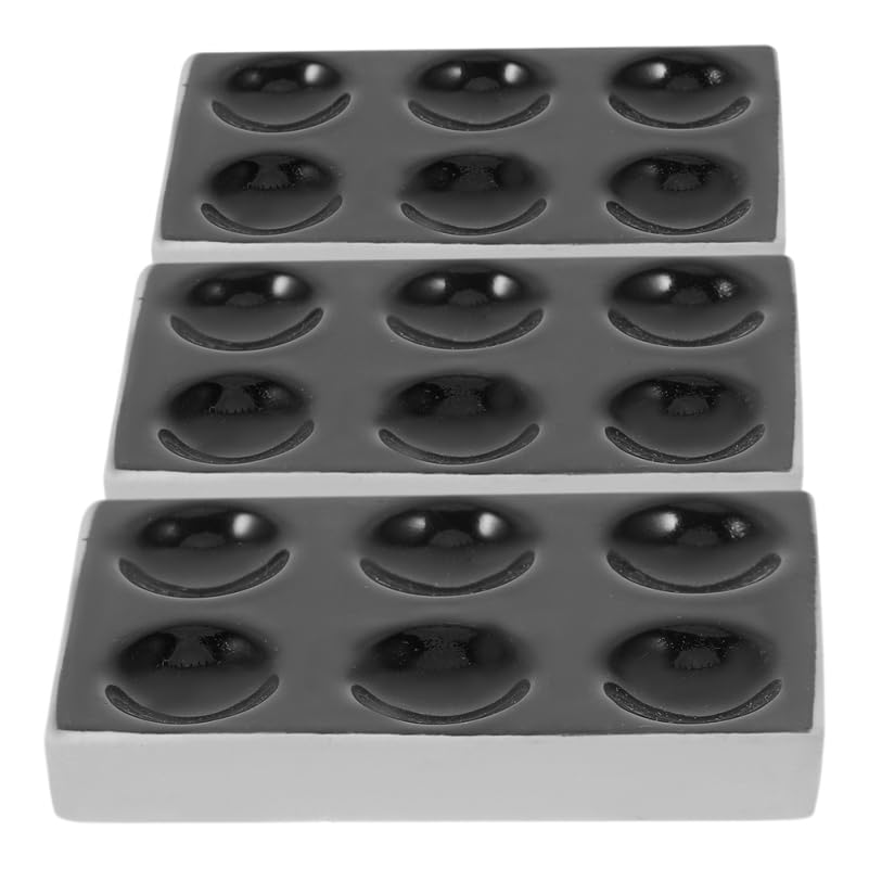 OUNONA 3pcs Porcelain Spot Plates for Experiment High Temperature Reaction Plates for Laboratory Use Enhanced Efficiency Wells Versatile Applications Scientific Testing-image-9