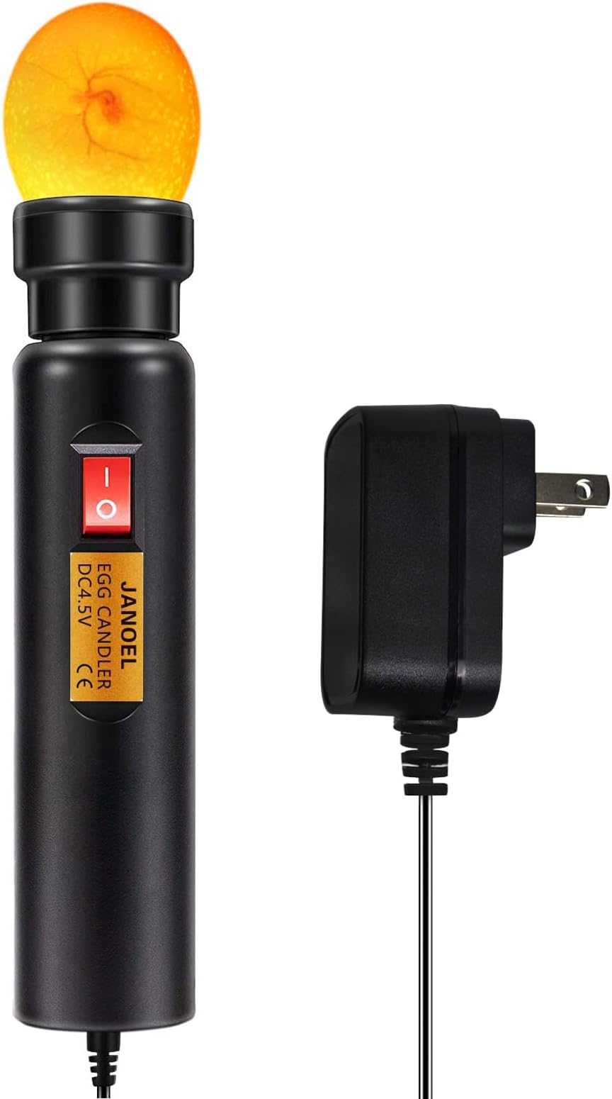 LED Egg Candler Light Tester Incubator for Chickens Ducks Birds Eggs