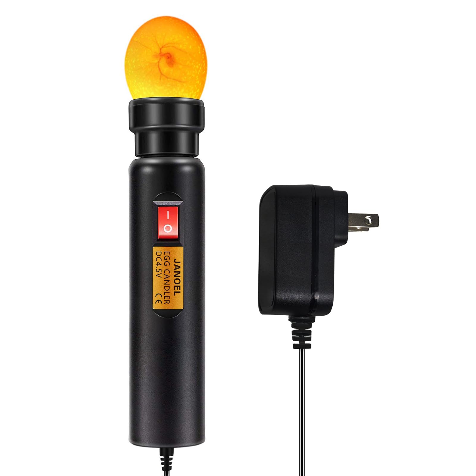 LED Egg Candler Light Tester Incubator for Chickens Ducks Birds Eggs