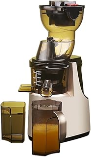 Slow Juicer Mastication Juicer Machine, Juicers Whole Fruits Et Légumes Avec Moteur Silencieux À Deux Étages Et La Fonction Inverse, Presse À Froid Juicer Crée Frais De Légumes Sains Et Jus De Fruits