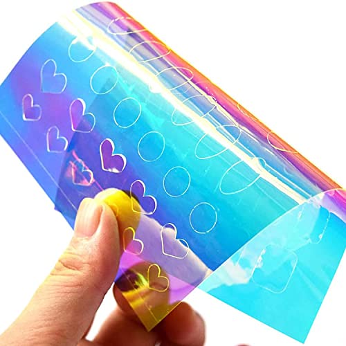 Wokoto 11 Sheets Aurora Nail Foil Sheets For Women Nail Art Broken Glass Paper Mix Shapes Holographic Nail Film Self Adhesive Nail Stickers Laser Nail Decals Diy Nail Art Decoration For Women Girls #TOP3