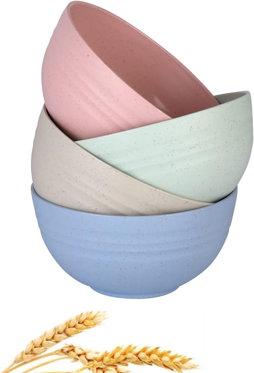 Cereal Bowls Set of 4, 350ml Reusable Plastic Bowls, BPA Free Kitchen Bowl Set, Microwave & Dishwasher Safe, Unbreakable Bowls for Cereal, Soup, Salad, Rice, Snacks, Mixing & Serving (Multi)-image-34