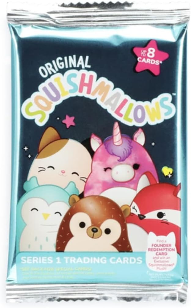 Squishmallows Official Kellytoy Series 1 Trading Cards (Pack of 2)