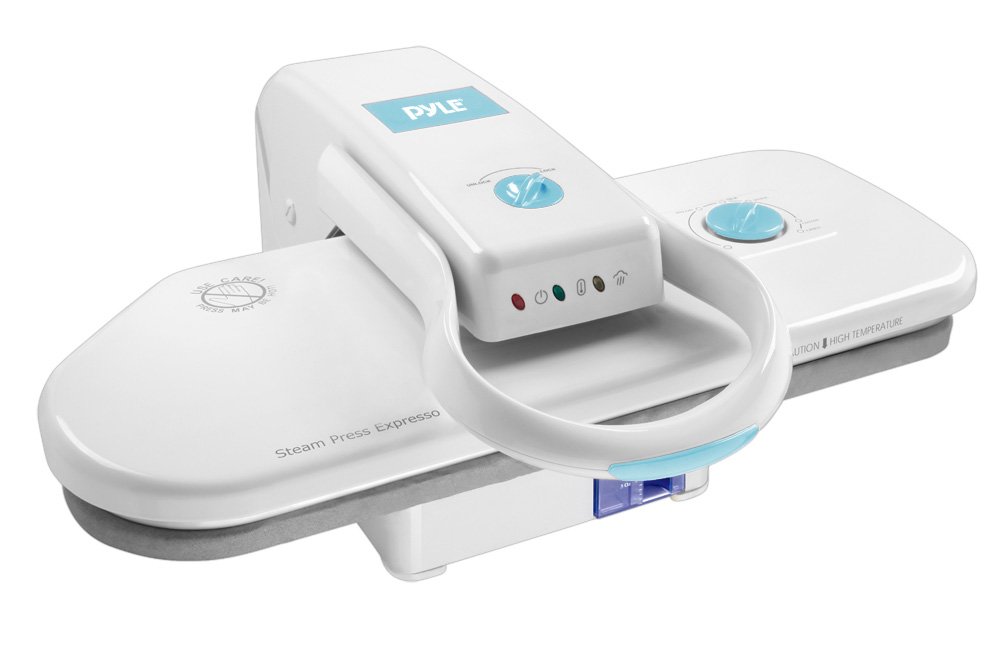 Pyle PSTMP90 Pure Clean Table Top Steam Press with Steam Burst Function, Large Ironing Surface and Adjustable Temperature Selection