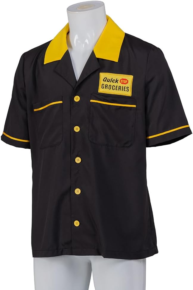 Men's Clerks 3 Cosplay Costume Shirt Clerk Jacket Randal Dante Jay Shirts Button Down Short Sleeves