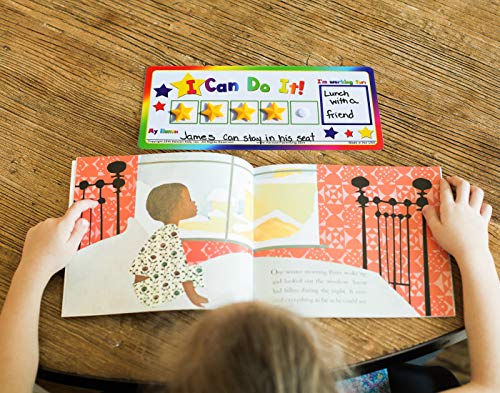 Kenson Kids “I Can Do It!” Token Board. Colorful Magnetic Rewards Chart With Positive-Reinforcement Stars And Customizable Goal Box. Great For Ages 3-10. Measures 5-Inches By 11-Inches #TOP4