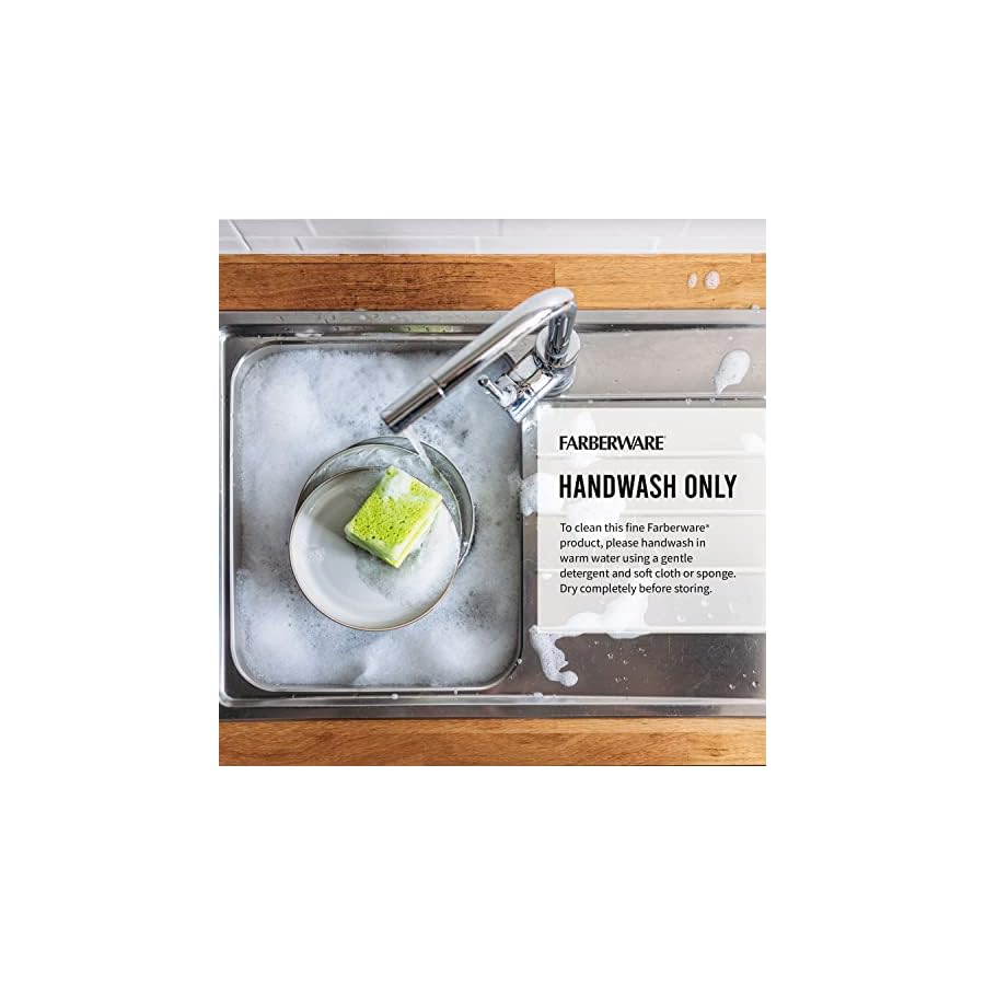 Farberware Stainless Steel Knife Block Set with Built-In Sharpener and Cutting Mats, 15-Piece Value Set, High-Carbon Stainless Steel Kitchen Knives, Razor-Sharp Knife Set with Boards, Black