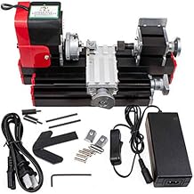 Mini Metal Lathe Machine DC 12V 24W Multi-function Miniature Metal Machine Update Lathe machine US Stock