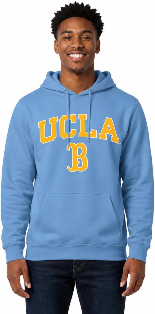 NCAA Arch & Logo Gameday Hoodie - Fleece Pullover Sweatshirt