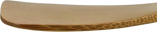 Vista 5 de Espátula Miso de Bambú 5.51 in (140mm), Cuchara, Herramienta para Miso, Bambú Ahumado, Hecho en Japón