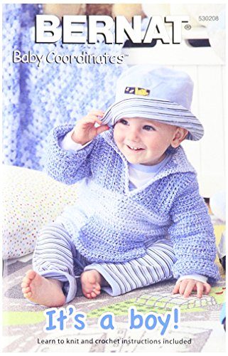 Spinrite Bernat Knitting and Crochet Patterns, It's a Boy Baby Coordinates