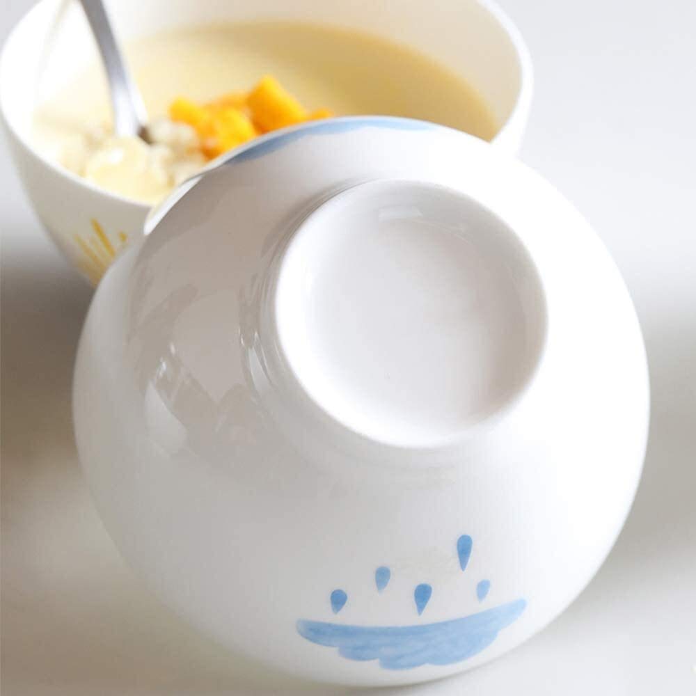Sztućce Porcelanowe Desery, Zupy, Przekąski, Używane Do Lodów, Dodatki, Przyprawy, Ryż, Zestaw 4 Deserów little surprise