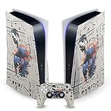 Head Case Designs Officially Licensed Superman DC Comics Newspaper Logos And Comic Book Vinyl Faceplate Gaming Skin Decal Compatible With Sony PlayStation 5 PS5 Disc Console & DualSense Controller