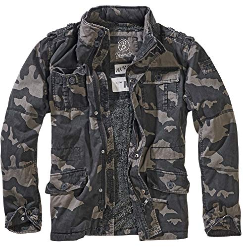 Brandit Britannia Winter Jacket, color: darkcamo, size: L