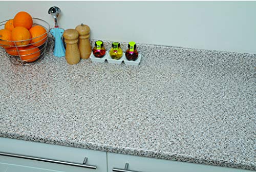 D-C-Fix 346-0181 Decorative Self-Adhesive Film, Brown Granite, 17.7" X 78.7" Roll #TOP4