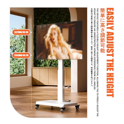 Soporte para TV con ruedas y rotación, 26-60 pulgadas miniatura 4