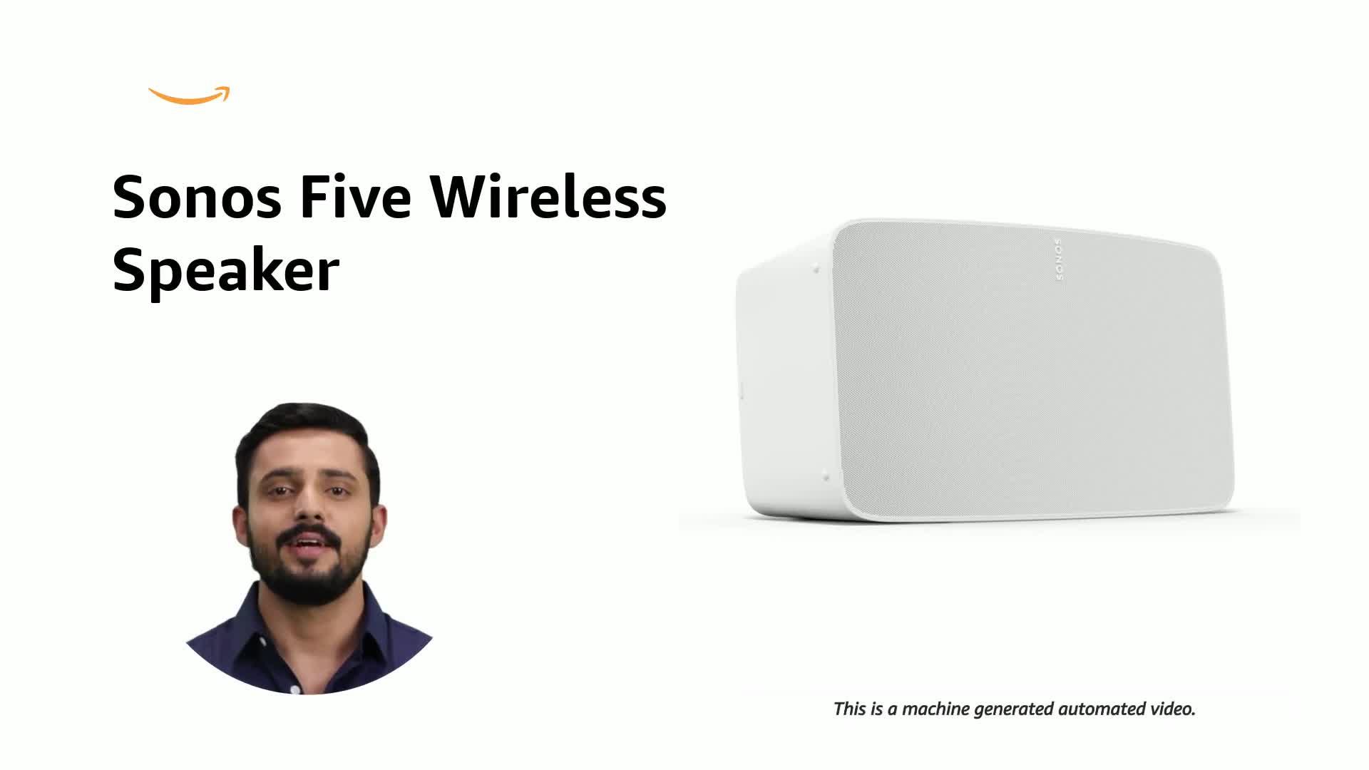 Sonos Five | HiFi Speaker with WiFi, 3.5 mm Line in, Support for