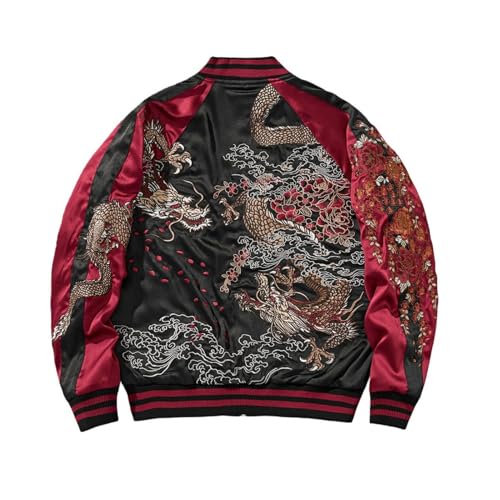 Veste de baseball hommes style chinois contre le look urbain banal