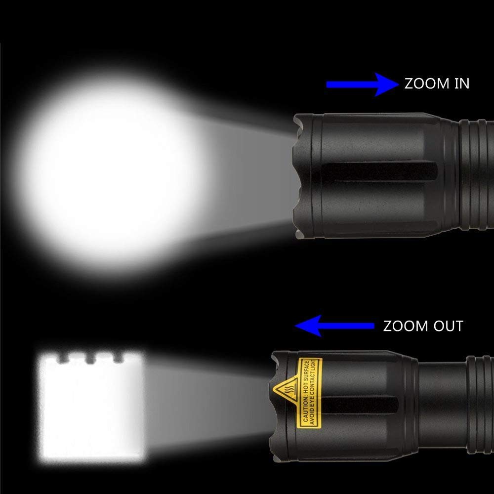 Amazon.co.jp: LED 懐中電灯 超高輝度 赤、緑、白、青 4色ライト 強力