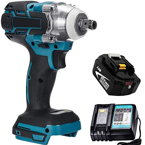 18V Bürstenloser Schlagschrauber Akku Bohrschrauber Akkuschrauber 460Nm Mit 5.5Ah Akku und DC18RC Ladegerät 1 18V Bürstenloser Schlagschrauber Akku Bohrschrauber Akkuschrauber 460Nm Mit 5.5Ah Akku und DC18RC Ladegerät