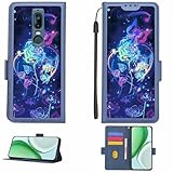 Kinetijy hülle Kompatibel Für Shift 6mq SHIFT6mq Hülle Hülle Handyhülle Schutzhülle [Mit 9H Festigkeit HD Schutzfolie][RFID-Blockierung][Brechungseffekt] LPT-LMG