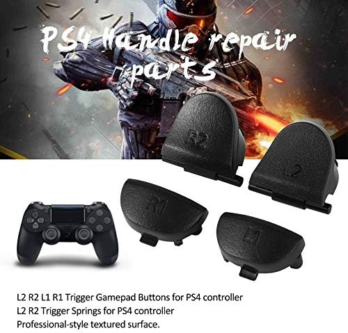 Black 4 Replacement Buttons for Ps4 Controller R1 L1 R2 L2 Trigger